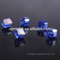 cube alphabet letter beads ,cube iridescent glass beads